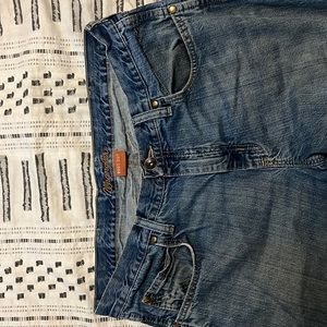 Mens boot cut Wrangler jeans